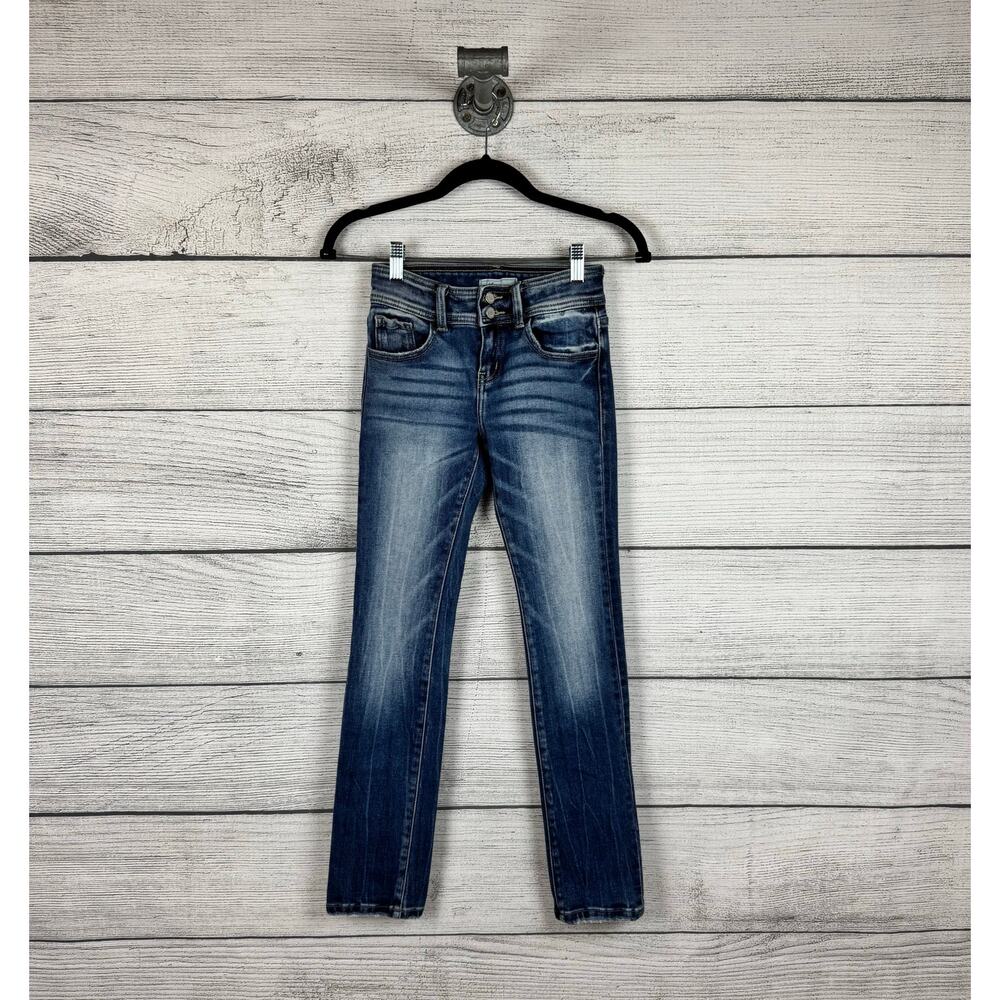 Kancan Signature Girl's Mid-Rise Straight Non-Distressed Jeans Size 12